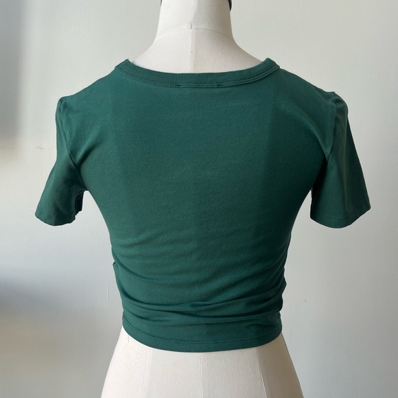 Zara Scrunch Top - Green - Picture 2 of 3